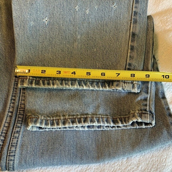 Levi's 550 Jean Y2K Distressed Vintage 100% Cotton Relaxed Fit Straight W38 L32 - Picture 8 of 12
